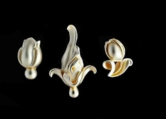 Силиконовый молд Набор цветочных орнаментов