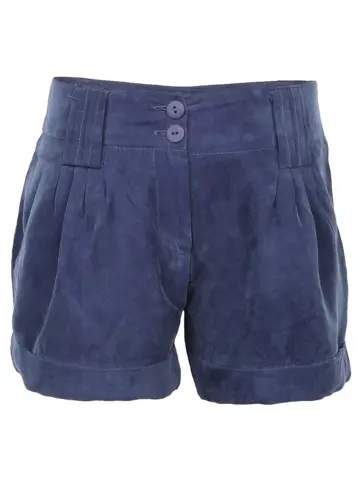 Синие бархатные шорты REMIX