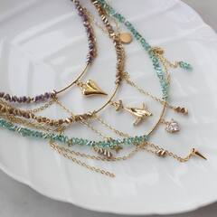 Набор для создания колье (в золотом цвете) НАБ017