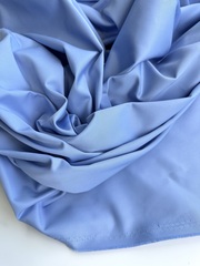 Плащовая смесовая ткань, цвет Голубой