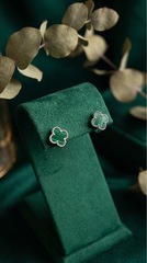 Серьги клевер