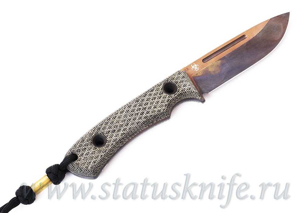 Нож TRC Knives K-1s Elmax Virus Edition black micarta