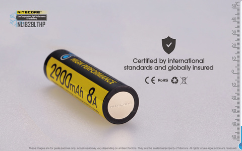 Аккумулятор Nitecore Rechargeable NL1829RLTP 18650 Li-Ion 2900mAh