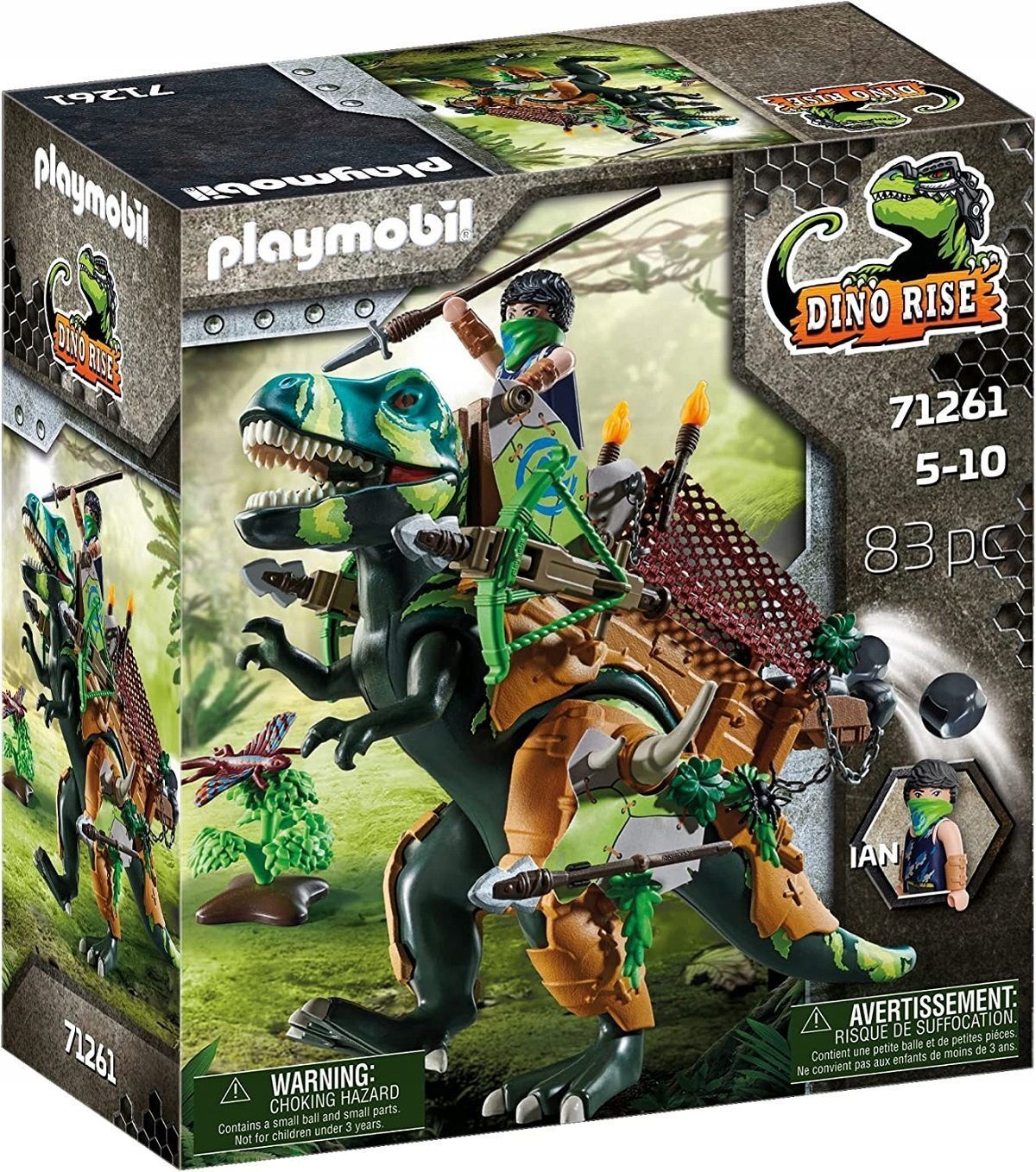 Конструктор Playmobil Dino Rise Динозавр T-Rex 71261 купить в Москве |  Доставка по России.