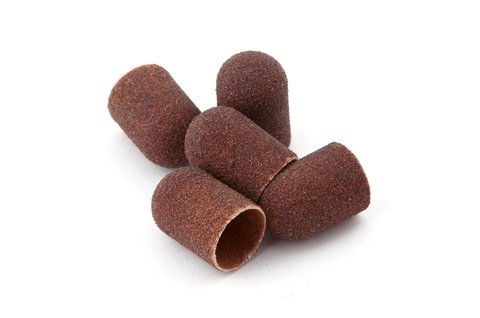 SAGITTA Колпачок коричневый 13мм/150грит BUDGET, 1шт