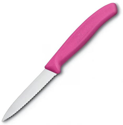 Нож Victorinox для очистки овощей, лезвие 80 mm, Pink (6.7636.L115