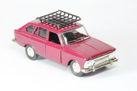 IZH-1500 Kombi with roof rack red Agat Mossar Tantal 1:43