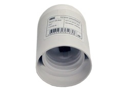 Патрон подвесной Ппл27-04-К02 пластик, Е27, белый (50 шт), стикер на изделии, IEK