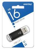 Флешка 16 GB USB 2.0 SmartBuy V-Cut (Черный)