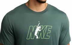 Теннисная футболка Nike Court Dri-Fit Short Sleeve T-Shirt - vintage green