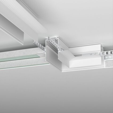 Коннектор угловой Elektrostandard Slim Magnetic для встраиваемого шинопровода под ГКЛ 12,5мм 85212/00 белый