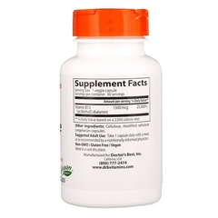 Doctor's Best, Best, Активный витамин B12, 1500 мкг, 60 растительных капсул