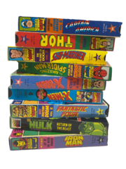 Рандомная VHS из США с мультфильмом Marvel