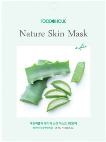 Foodaholic Маска тканевая Foodaholic Aloe Nature Skin Mask