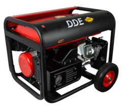 Генератор газ/бензин DDE DPPG5801Eоднофазн.ном/макс.  5/5,5кВт (DDE 13 л.с., т/бак 25 л, эл/ст,колеса, 88 кг)