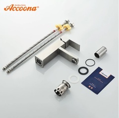 Cмеситель для раковины из нержавеющей стали квадрат Accoona A96201