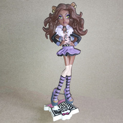 Б/У Клодин Вульф Фигурка из Журнала 15 см