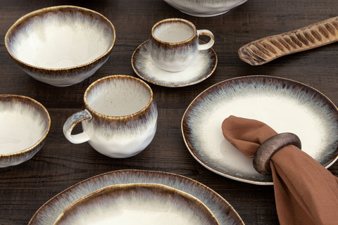 Салатник 22см Easy Life Nuances коричневый