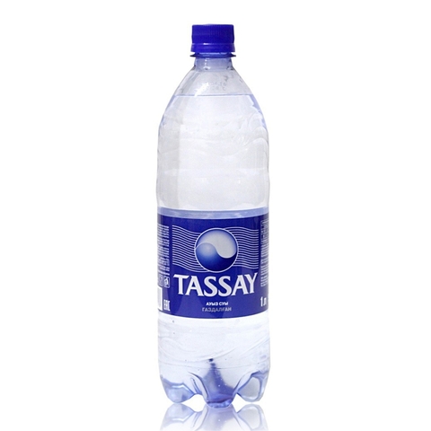 Вода питьевая TASSAY газ 1 л пл/б КАЗАХСТАН