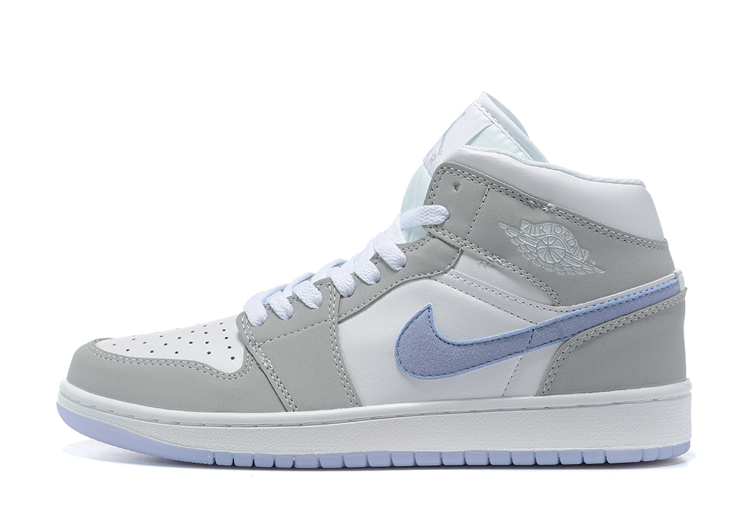 gray and blue air jordan 1