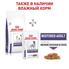 Royal Canin Neutered Adult Small Dog сухой корм для кастрированных собак мелких пород 3,5кг