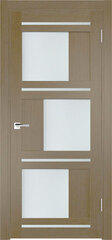 Межкомнатная дверь Баден 03 ДГ / Цвет Тон Неаполь / Остекление "Сатинат белое" / Двери Верда
