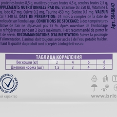 Brit Premium пауч для взрослых кошек (треска) в соусе 85г