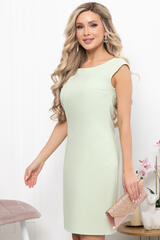 Платье футляр "Основной инстинкт" (фисташка) П5701 LT Collection