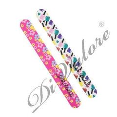 Di Valore 108-011 Пилка для натуральных ногтей прямая ФАНТАЗИЯ 17,8см (набор из 2шт)