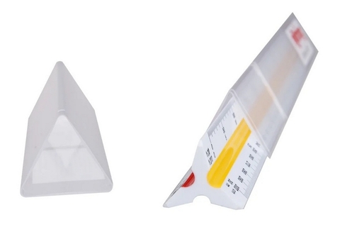 Линейка Rotring Architect 4, масштабная (1 : 100; 1 : 200; 1 : 250; 1 : 300; 1 : 400 и 1 : 500), трёхгранная, пластиковая (S0220641)