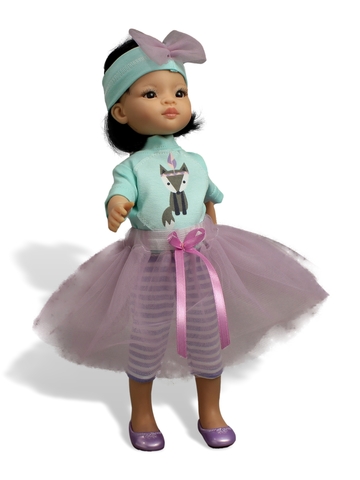 Костюм с юбкой - На кукле. Одежда для кукол, пупсов и мягких игрушек.