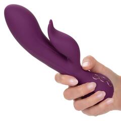Фиолетовый вибратор-кролик Desire - 22,25 см. - 