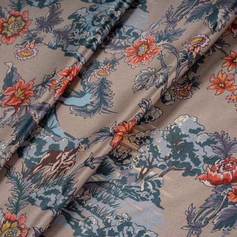 Наволочка 50x70 Mollen Заря песочно-бежевая шелковая