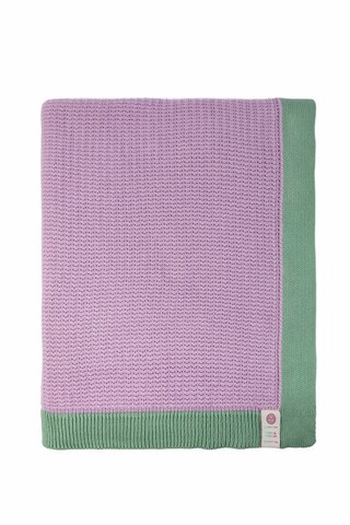 Плед 150х200 Luxberry Tulip фиалка/базилик