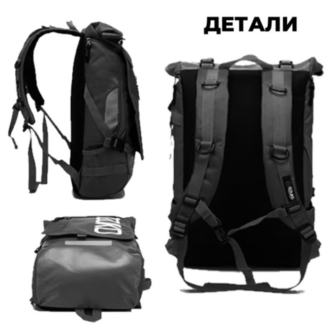 Картинка рюкзак городской Ozuko 8020 Black - 7
