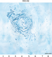 Потолочная панель 3D Panda Вода