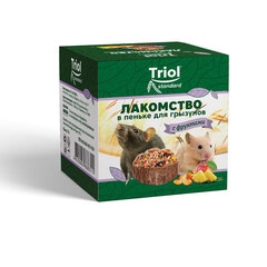 Triol Standard лакомство в пеньке для грызунов с фруктами 70г