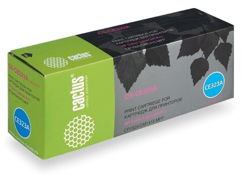 Картридж лазерный Cactus CS-CE323A CE323A пурпурный (1300стр.) для HP LJ CP1525