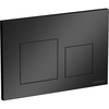 Ceramica Nova CN12-002MB Кнопка смыва Balance, клавиши Square, цвет черный матовый, арт.CN12-002MB