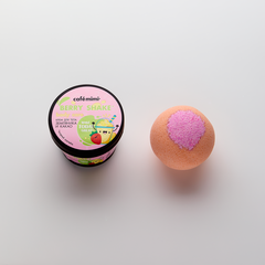 CAFE MIMI  Подарочный набор BERRY SHAKE Ягодный коктейль (шар + крем для тела) 230г