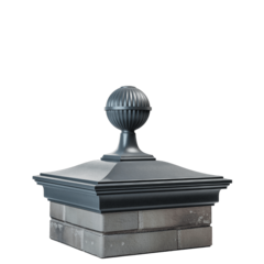 Колпак для забора MONBLAN с шаром на 1,5 кирпича