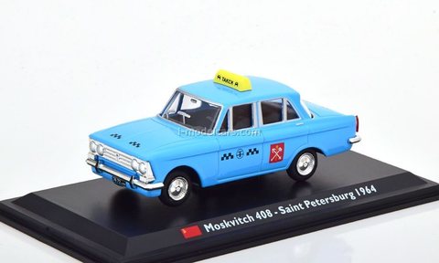 Moskvich-408 Taxi Saint Petersburg (Leningrad) 1964 Altaya