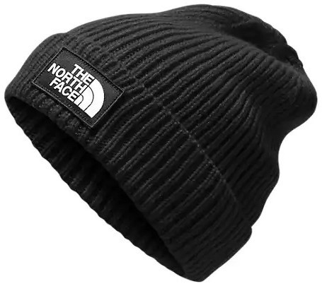 Шапка North Face Logo Box Cuff Beanie 