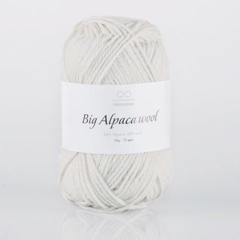 Пряжа Infinity Big Alpaca Wool 2320 мел