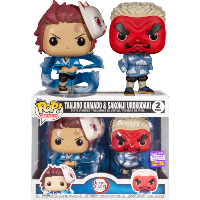 Фигурки Funko Pop! Animation Demon Slayer Tanjiro Kamado & Sakonji