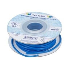 Шнур "Gamma" 2 мм GCL-02 цв. кожаный №095 синий