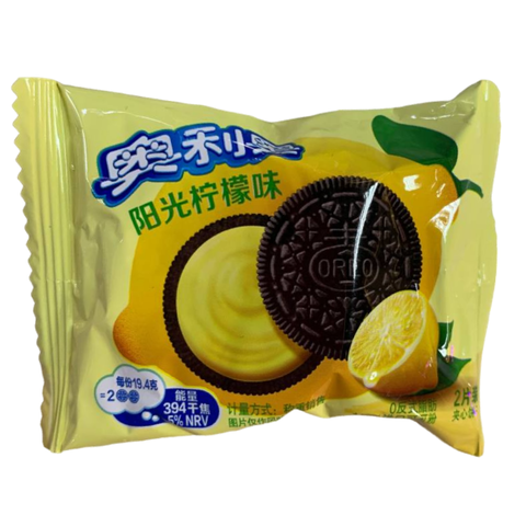 Печенье мини орео со вкусом солнечного лимона Oreo Sunshine Lemon, 20 гр