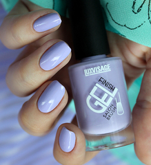 LuxVisage Лак для ногтей GEL finish тон  2 лиловый  9мл