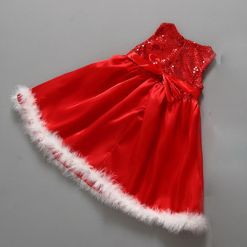 Платье детское праздничное для девочки красное