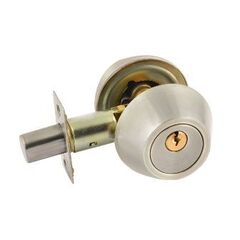 Замок врезной D5 фиксатор Нора-М матовый никель